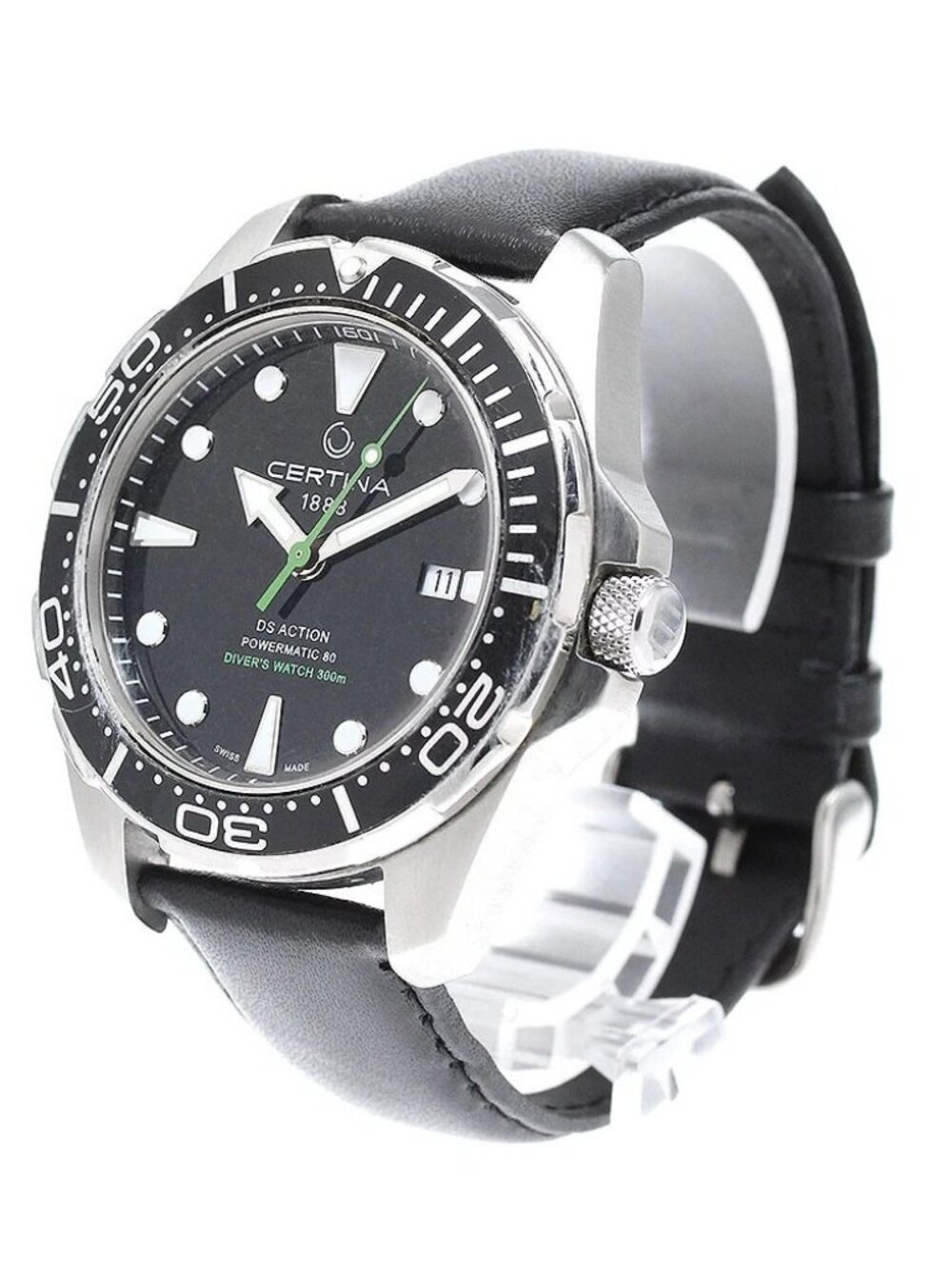 CERTINA DS ACTION DIVER C032.407.17.051.00 Date black Dial Men's Watch_970884